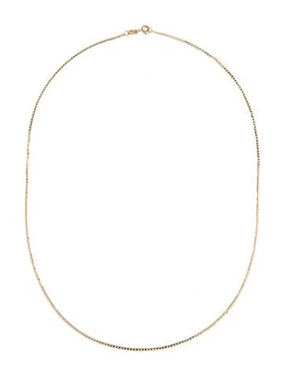 Pre-owned Catbird 14k Petite Second Avenue Chain Necklace, 20" In Multi