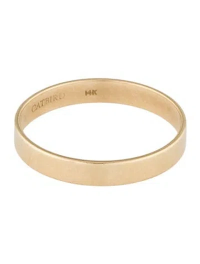 Pre-owned Catbird 14k Stackable Tomboy Ring In Multi