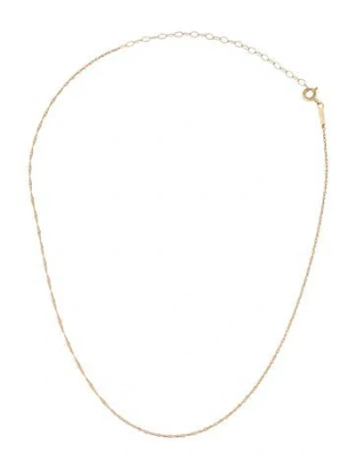 Pre-owned Catbird 14k Sweet Nothing Choker Necklace, 15.25" In Multi