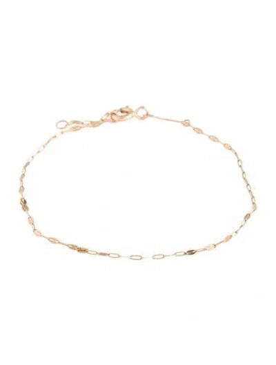 Pre-owned Catbird 14k Tinsel Link Bracelet, 6.5" In Multi