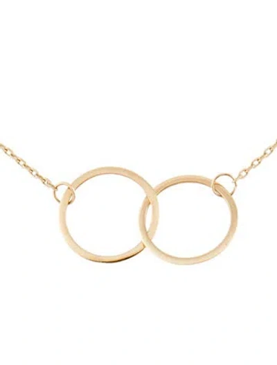 Pre-owned Catbird 14k Together Pendant Necklace, 18" In Multi