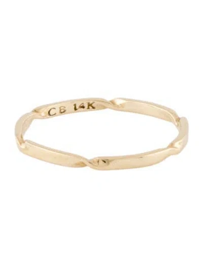 Pre-owned Catbird 14k Twisted Band In Multi