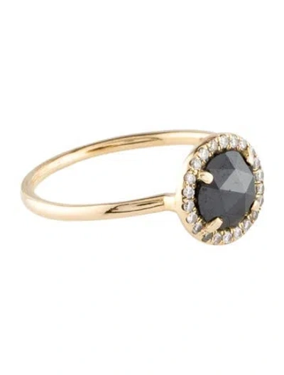 Pre-owned Catbird 18k Diamond Aura Ring In Multi