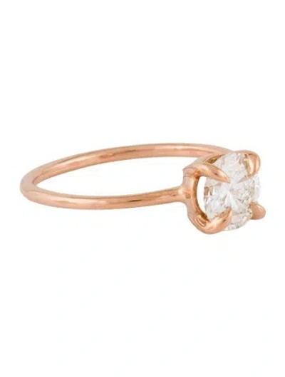 Pre-owned Catbird Diamond 'the Swan' Solitaire Engagement Ring In Multi