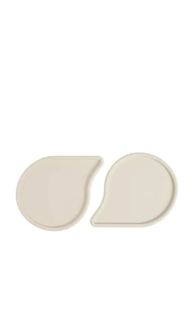 Catenary Home Drop Pet Food Bowl Mats Set Of 2 In Sand