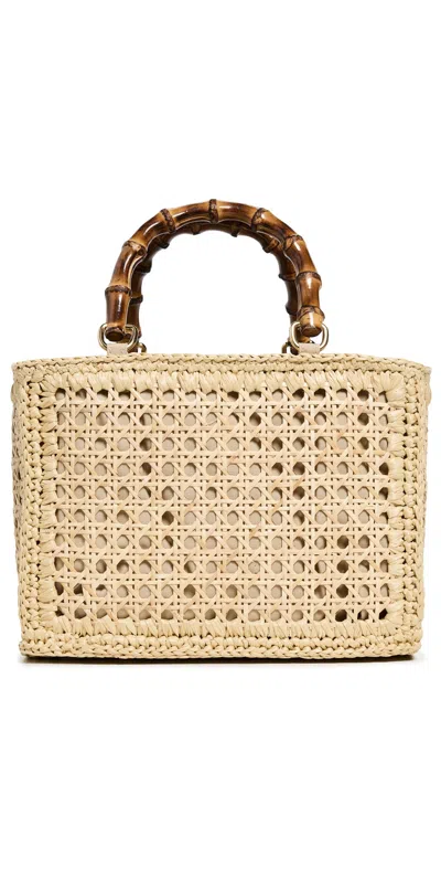 Caterina Bertini Woven Tote Nat 26