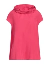Caterina D. Woman Top Magenta Size Xl Polyester