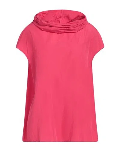 Caterina D. Woman Top Magenta Size Xl Polyester
