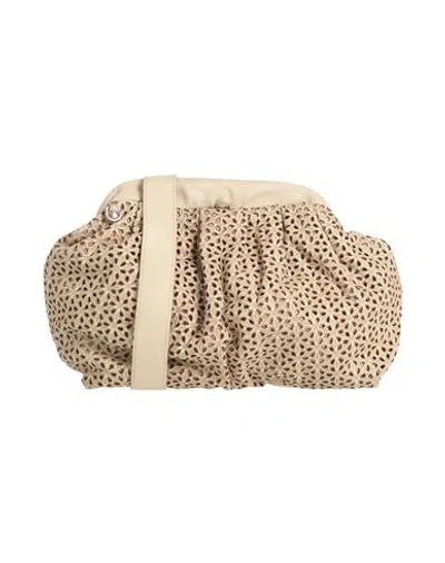 Caterina Lucchi Gold Woman Cross-body Bag Beige Size - Calfskin In Sand