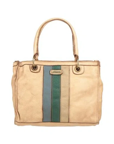 Caterina Lucchi Gold Woman Handbag Beige Size - Calfskin