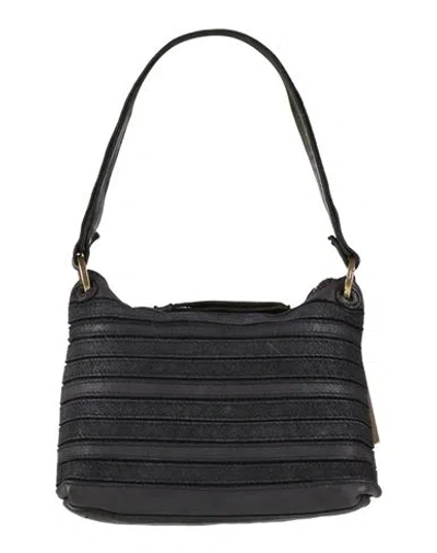 Caterina Lucchi Gold Woman Handbag Black Size - Calfskin