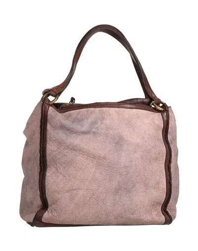Caterina Lucchi Gold Woman Handbag Light Brown Size - Cow Leather, Calfskin