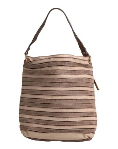 Caterina Lucchi Gold Woman Handbag Light Brown Size - Calfskin