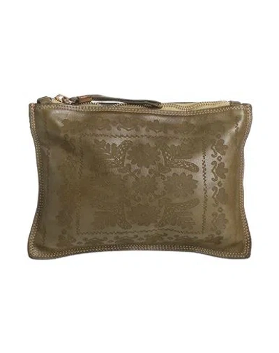 Caterina Lucchi Gold Woman Handbag Military Green Size - Calfskin In Brown