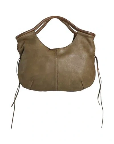 Caterina Lucchi Gold Woman Handbag Military Green Size - Calfskin