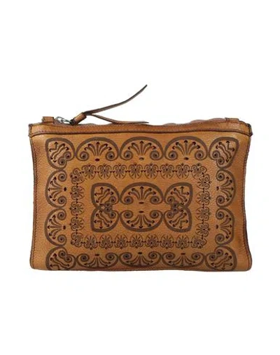 Caterina Lucchi Gold Woman Handbag Mustard Size - Calfskin