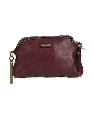 Caterina Lucchi Gold Woman Handbag Plum Size - Calfskin In Purple