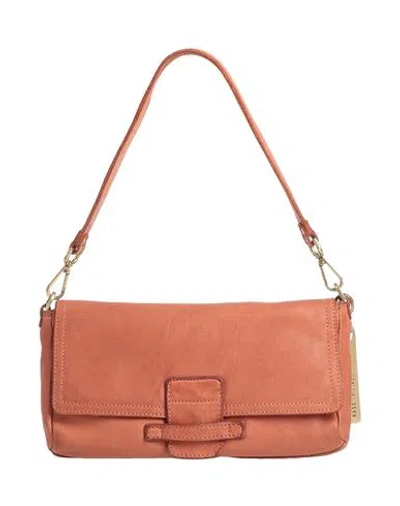 Caterina Lucchi Gold Woman Handbag Rust Size - Calfskin In Orange