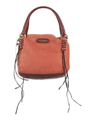 Caterina Lucchi Gold Woman Handbag Rust Size - Calfskin In Pink