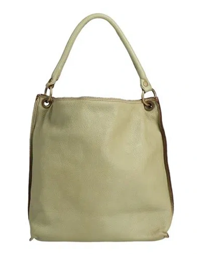 Caterina Lucchi Gold Woman Handbag Sage Green Size - Calfskin