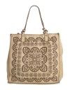 Caterina Lucchi Gold Woman Handbag Sage Green Size - Calfskin