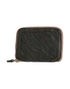 Caterina Lucchi Gold Woman Wallet Black Size - Cowhide In Black