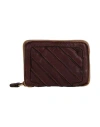 Caterina Lucchi Gold Woman Wallet Burgundy Size - Cowhide In Red