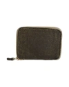 Caterina Lucchi Gold Woman Wallet Dark Green Size - Calfskin