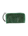 Caterina Lucchi Gold Woman Wallet Emerald Green Size - Calfskin