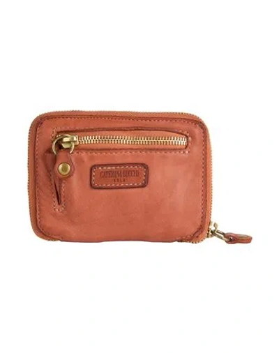 Caterina Lucchi Gold Woman Wallet Tan Size - Calfskin In Brown