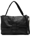 Caterina Lucchi Large Maria Leather Shoulder Bag In Black