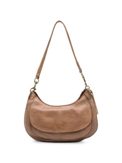 Caterina Lucchi Ludovica Garment-dyed Leather Shoulder Bag In Brown