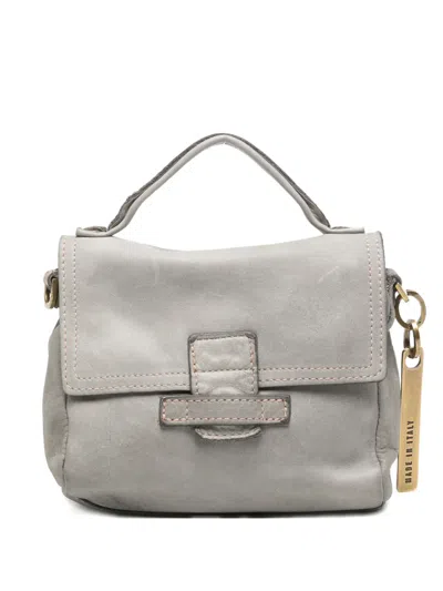 Caterina Lucchi Maria Leather Tote Bag In Gray