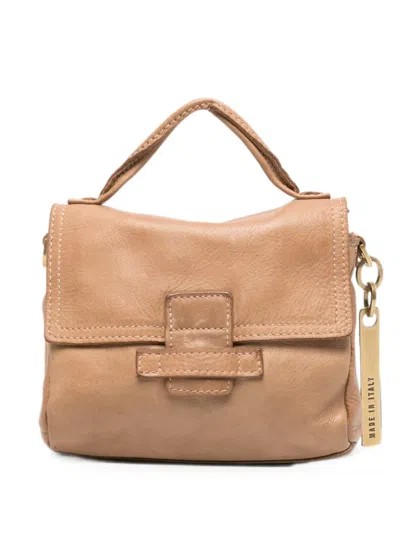 Caterina Lucchi Small Maria Leather Tote Bag In Brown