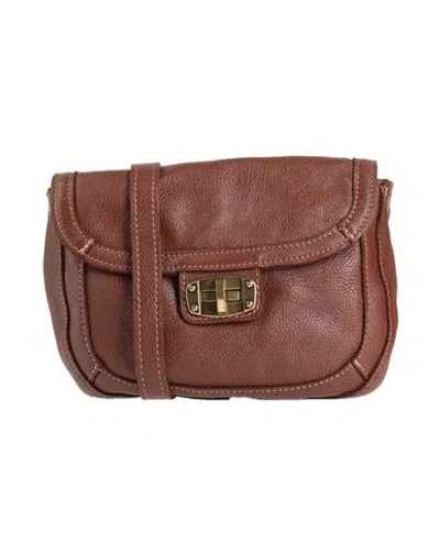 Caterina Lucchi Woman Cross-body Bag Brown Size - Leather