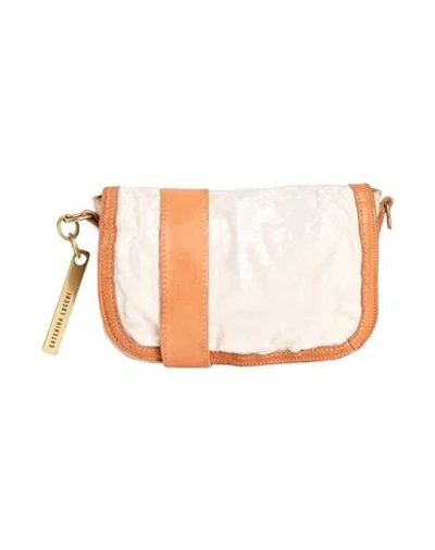 Caterina Lucchi Woman Cross-body Bag Ivory Size - Calfskin, Textile Fibers In White