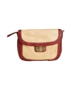Caterina Lucchi Woman Cross-body Bag Sand Size - Leather