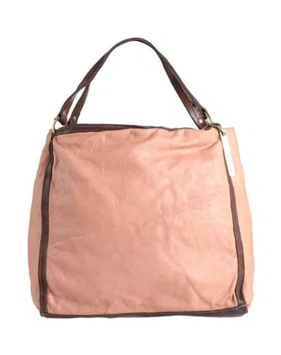 Caterina Lucchi Woman Handbag Blush Size - Calfskin, Cow Leather In Pink