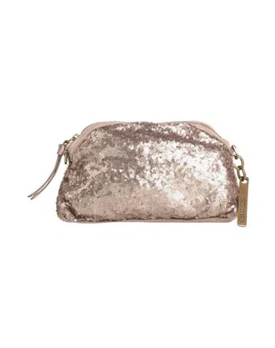 Caterina Lucchi Woman Handbag Beige Size - Cotton, Polyester, Calfskin In Sand
