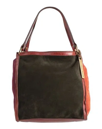 Caterina Lucchi Woman Handbag Chocolate Brown Size - Calfskin
