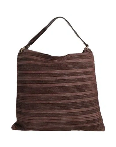 Caterina Lucchi Woman Handbag Dark Brown Size - Cow Leather