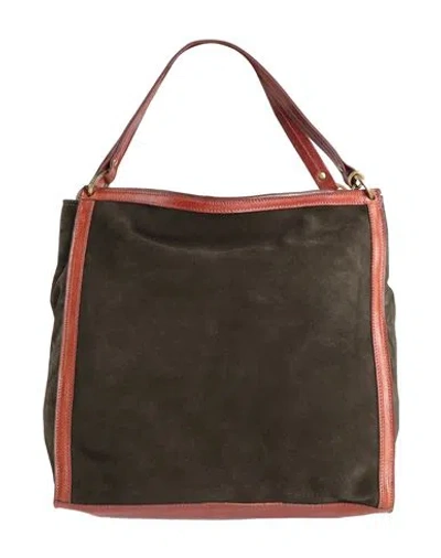 Caterina Lucchi Woman Handbag Dark Green Size - Calfskin