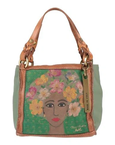 Caterina Lucchi Woman Handbag Green Size - Leather