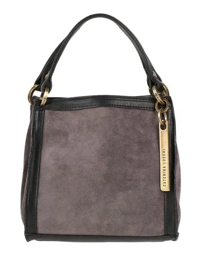 Caterina Lucchi Woman Handbag Lead Size - Calfskin In Grey