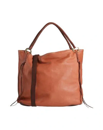 Caterina Lucchi Woman Handbag Tan Size - Calfskin In Brown