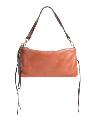 Caterina Lucchi Woman Handbag Tan Size - Calfskin, Cowhide In Brown