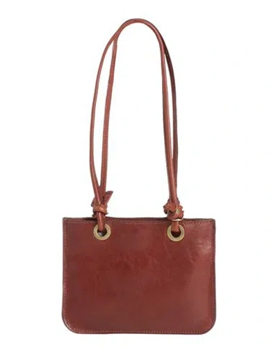 Caterina Lucchi Woman Handbag Tan Size - Cow Leather In Brown