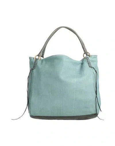 Caterina Lucchi Woman Handbag Turquoise Size - Calfskin In Blue