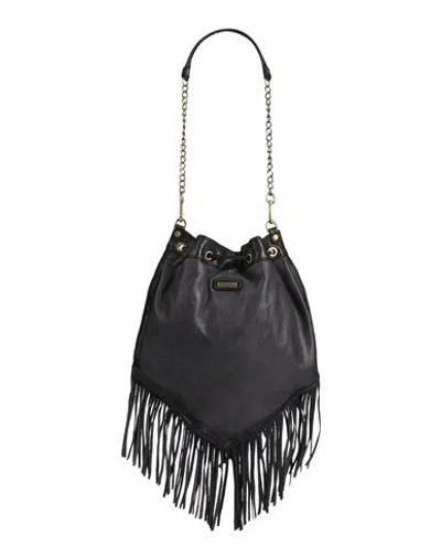Caterina Lucchi Woman Shoulder Bag Dark Brown Size - Calfskin, Cowhide