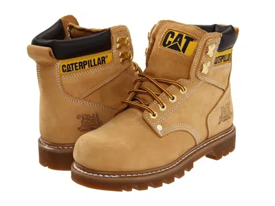 Caterpillar 2nd Shift Men's Work Boots Honey: 5.5 D - Medium In Brown